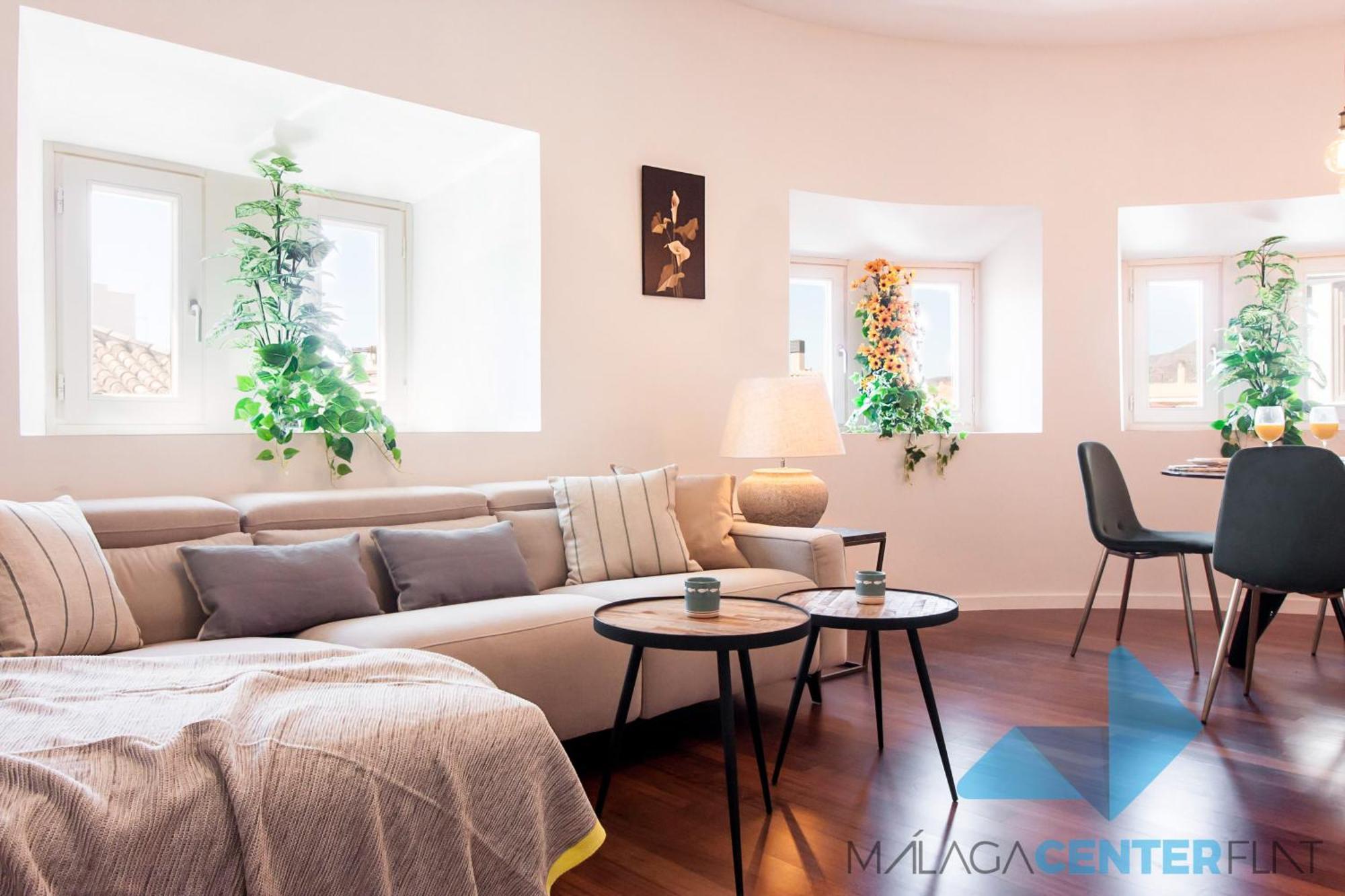 דירות Malaga Center Flat Luxury חדר תמונה